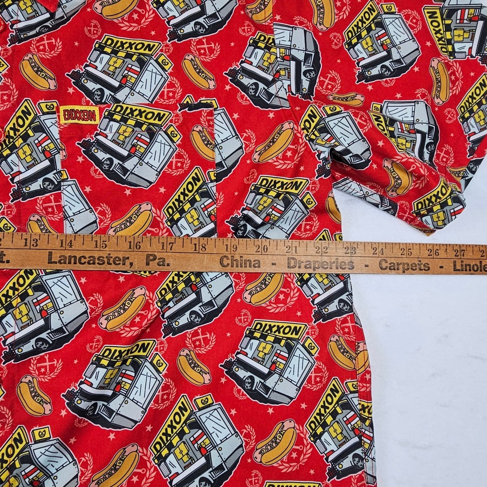 Dixxon Flannel Co Sausage Fest Red Food Truck Hot Dog D-Lite Shirt Mens XL - Picture 5 of 7